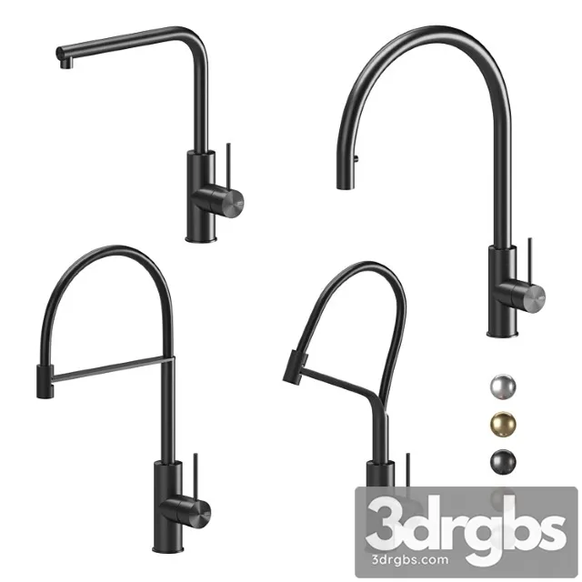 Kitchen Faucets Cea Set 01 3D Model Free
