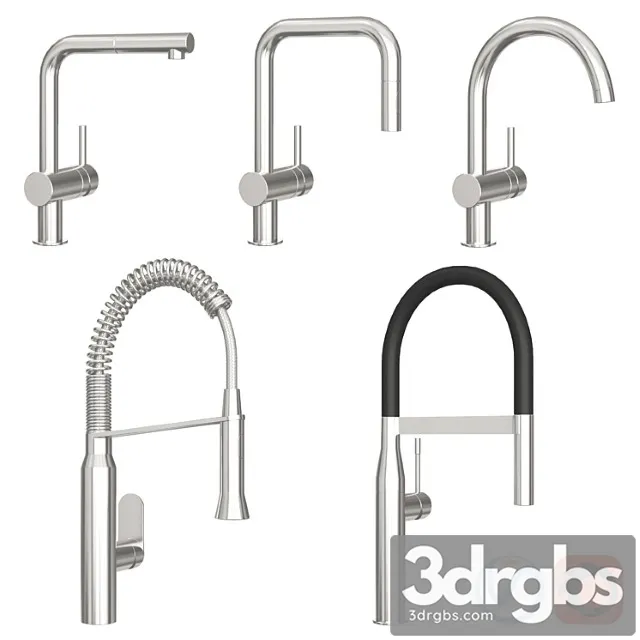 Kitchen Faucets Grohe 3D Model Free