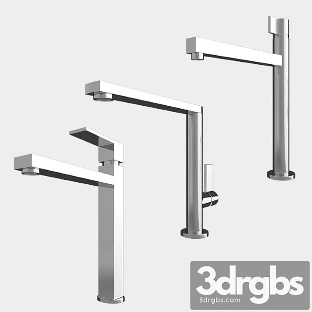 Kitchen Faucets Smg Set 2 3D Model Free