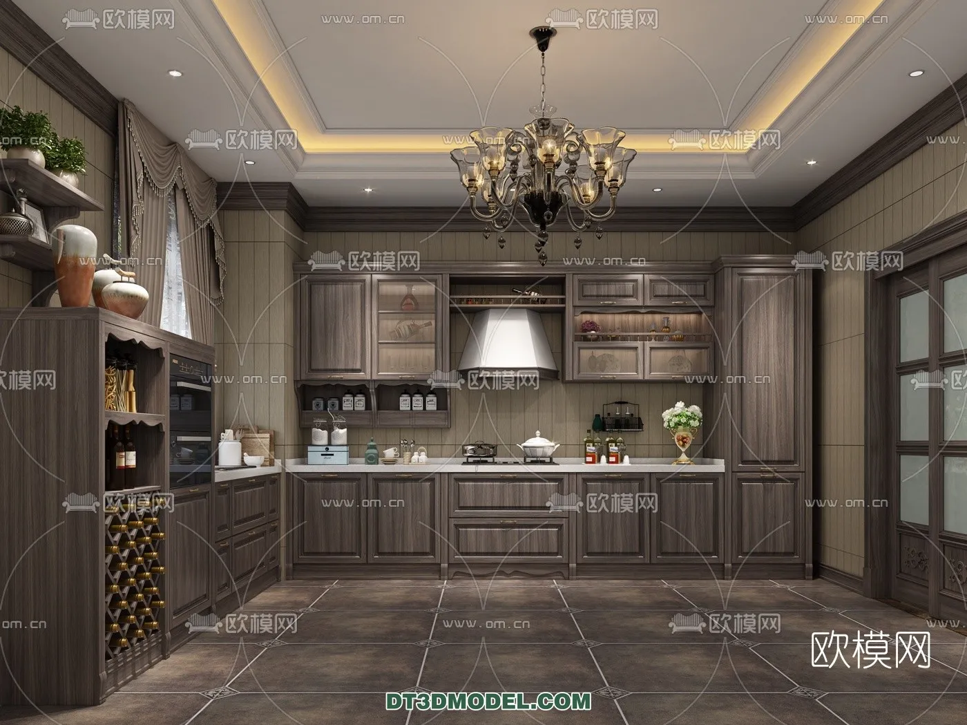 Kitchen for Home - Interior 3D Models - 001
