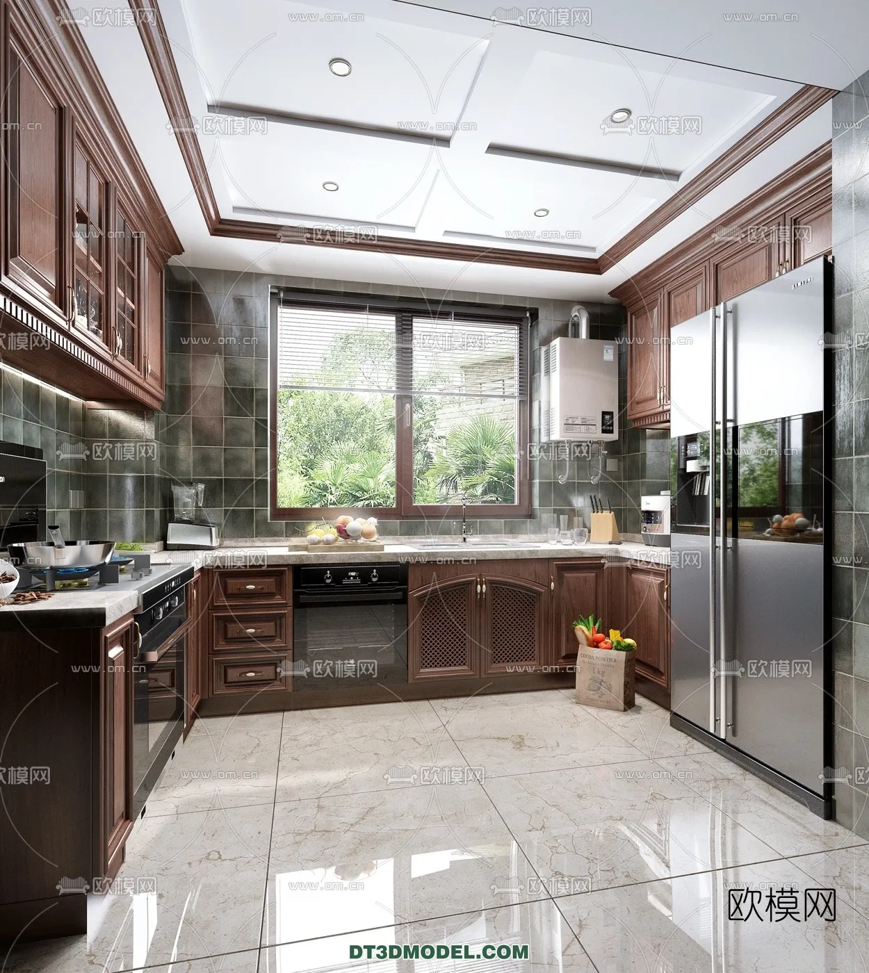 Kitchen for Home - Interior 3D Models - 003