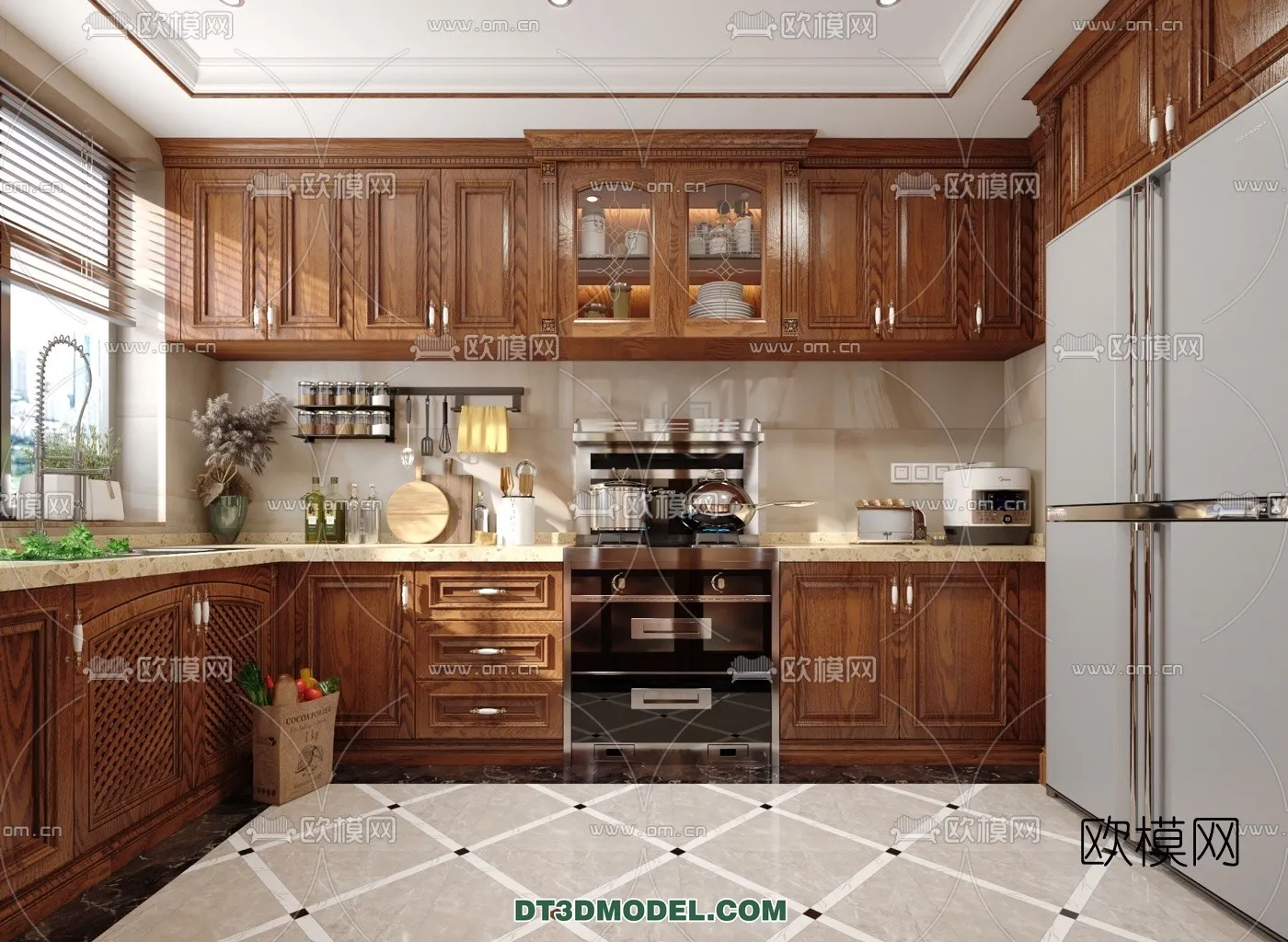 Kitchen for Home - Interior 3D Models - 007