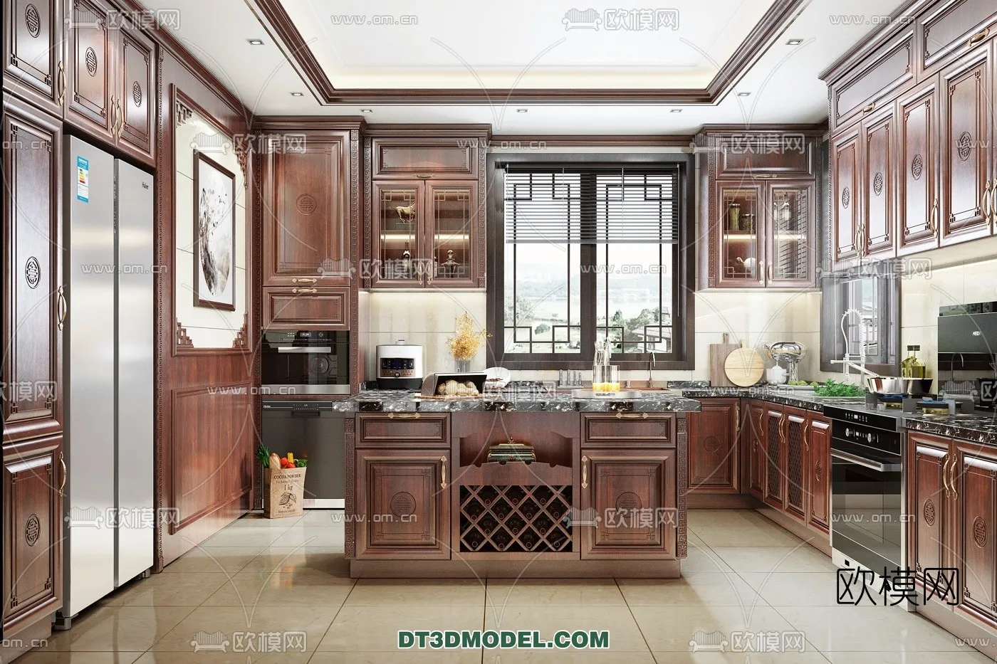 Kitchen for Home - Interior 3D Models - 008