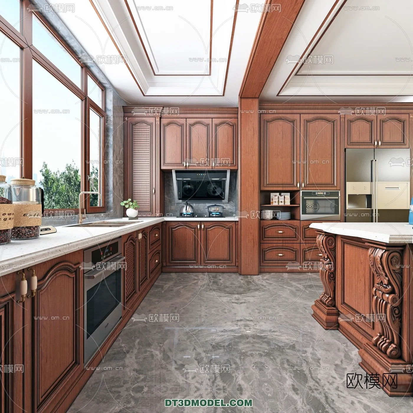 Kitchen for Home - Interior 3D Models - 010