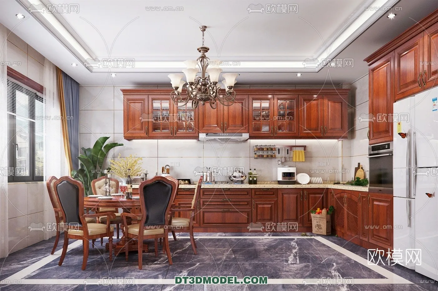 Kitchen for Home - Interior 3D Models - 013