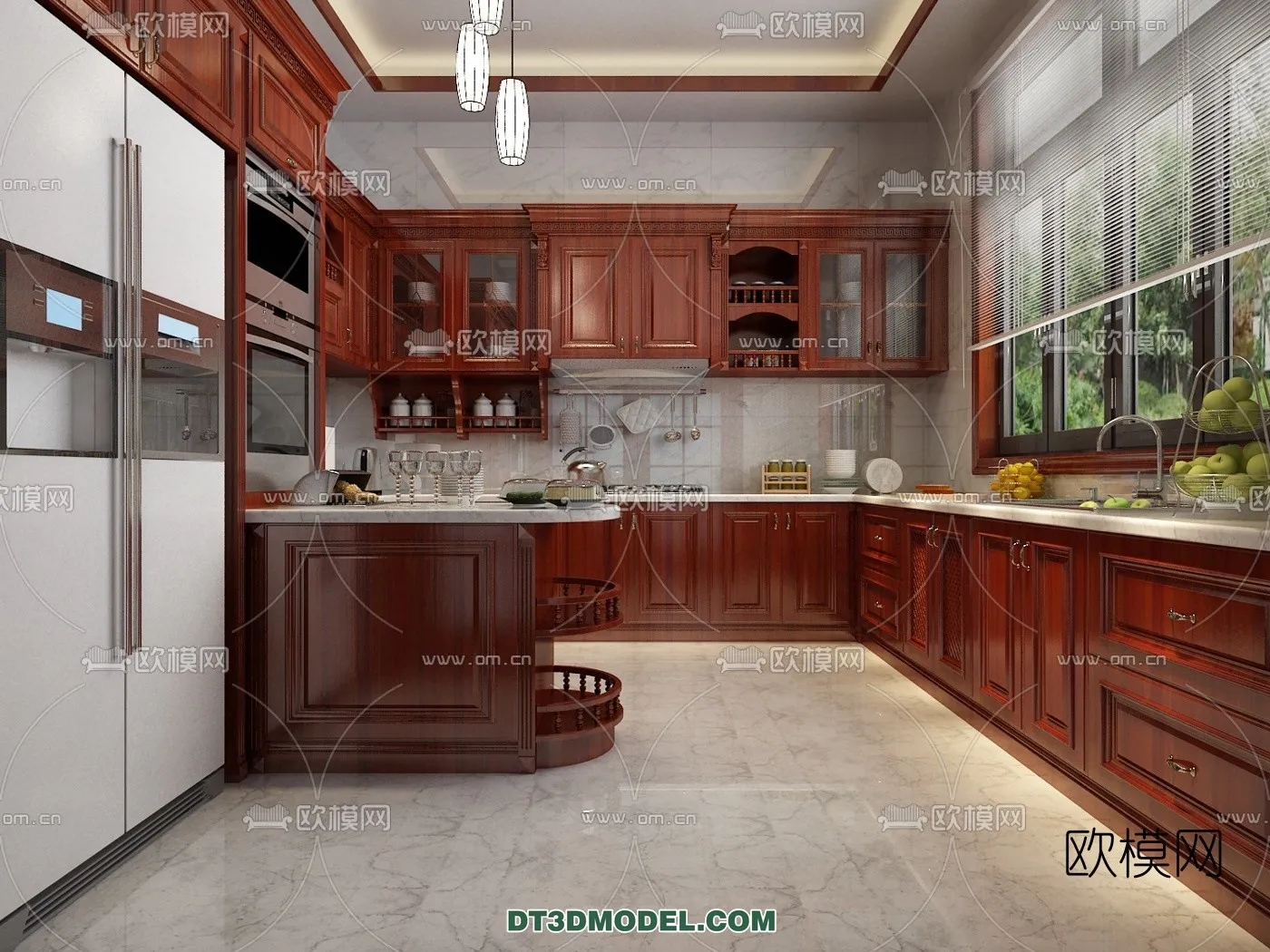 Kitchen for Home - Interior 3D Models - 014