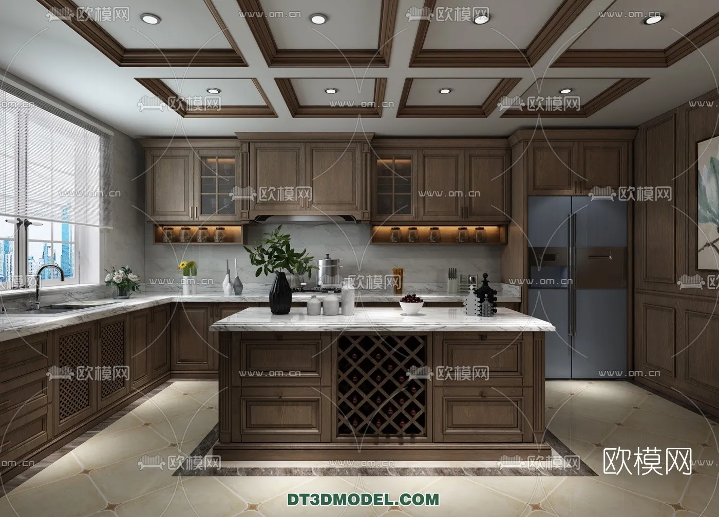 Kitchen for Home - Interior 3D Models - 015