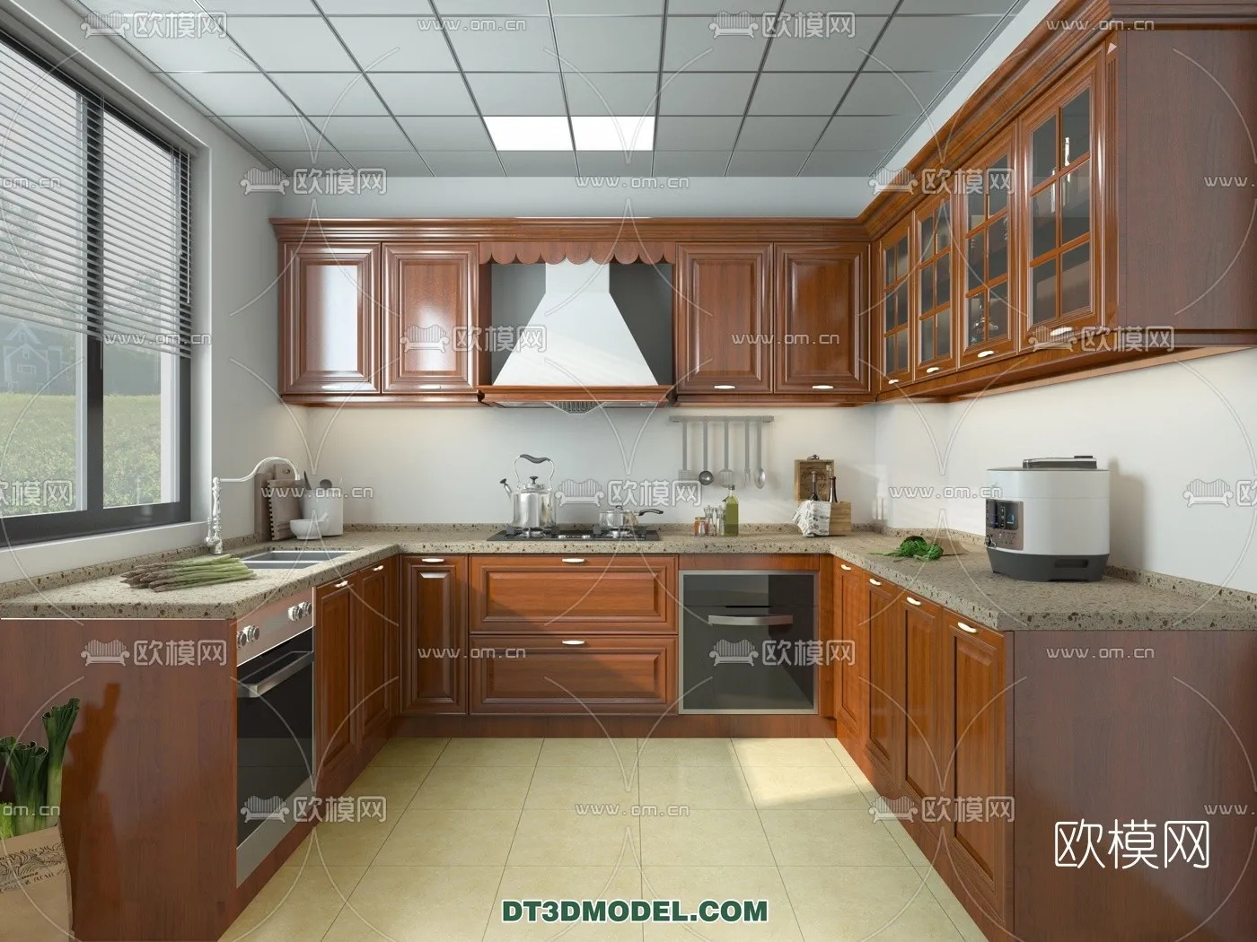 Kitchen for Home - Interior 3D Models - 017