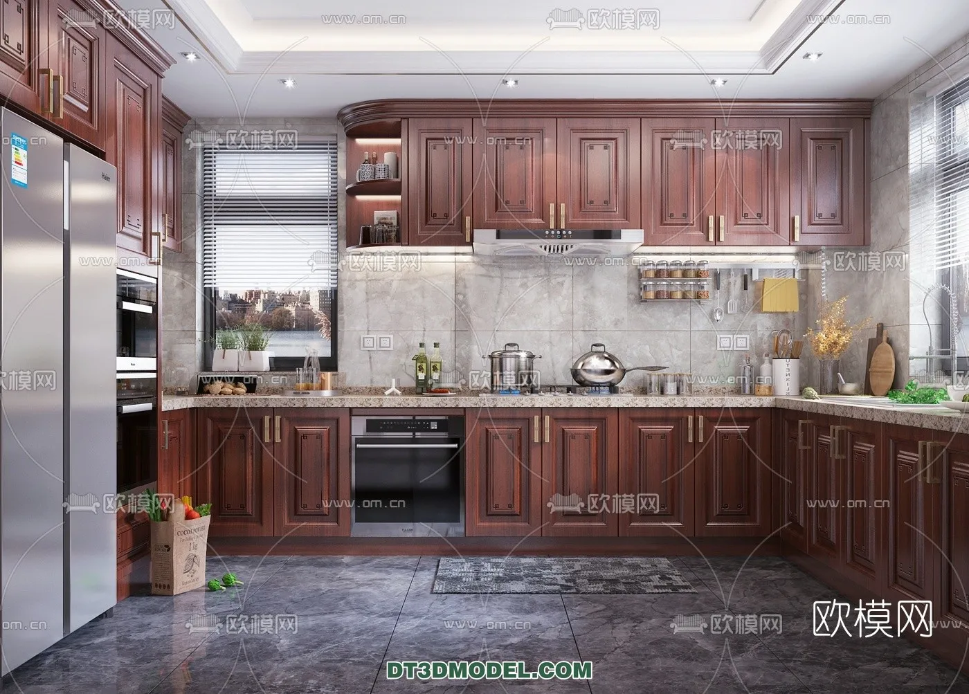 Kitchen for Home - Interior 3D Models - 018