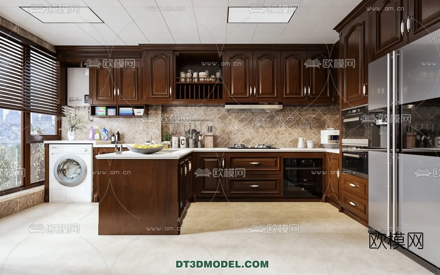 Kitchen for Home - Interior 3D Models - 021