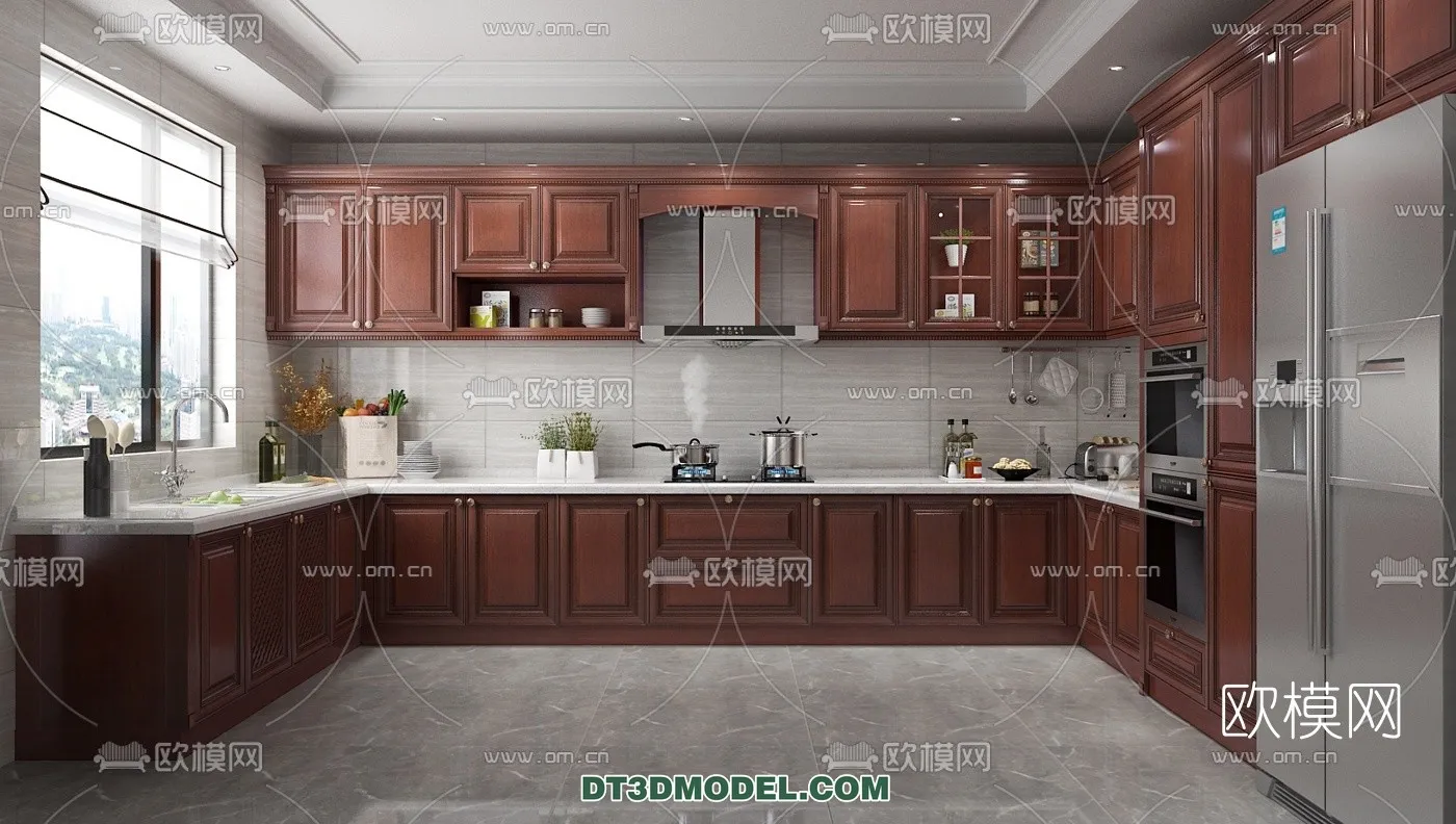 Kitchen for Home - Interior 3D Models - 022