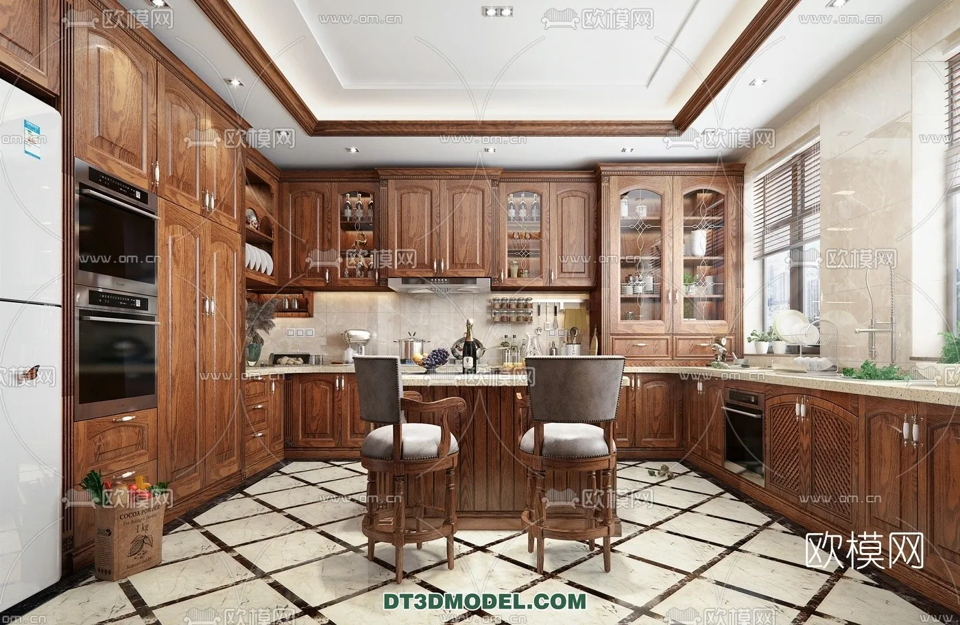 Kitchen for Home - Interior 3D Models - 026