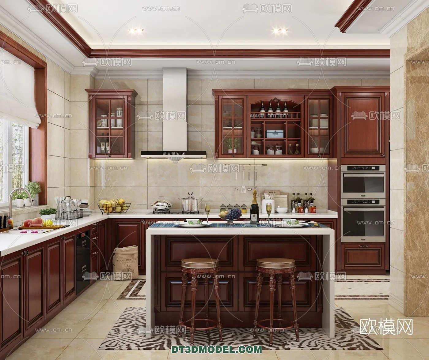 Kitchen for Home - Interior 3D Models - 027