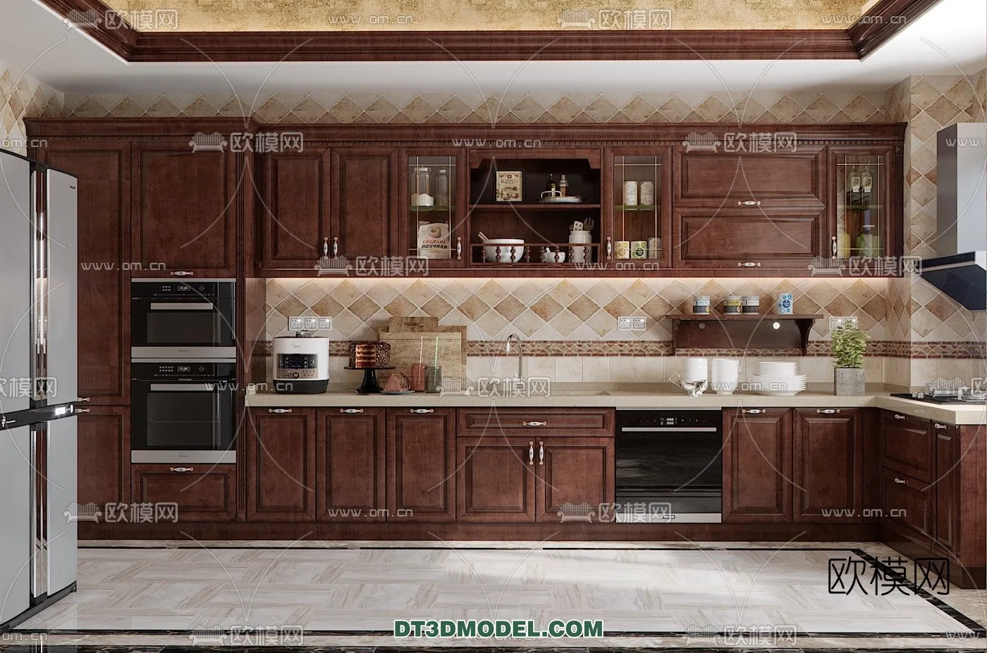 Kitchen for Home - Interior 3D Models - 029