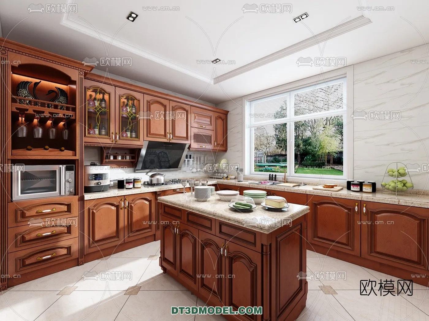Kitchen for Home - Interior 3D Models - 033