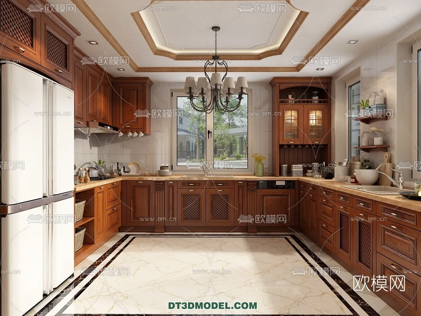 Kitchen for Home - Interior 3D Models - 035