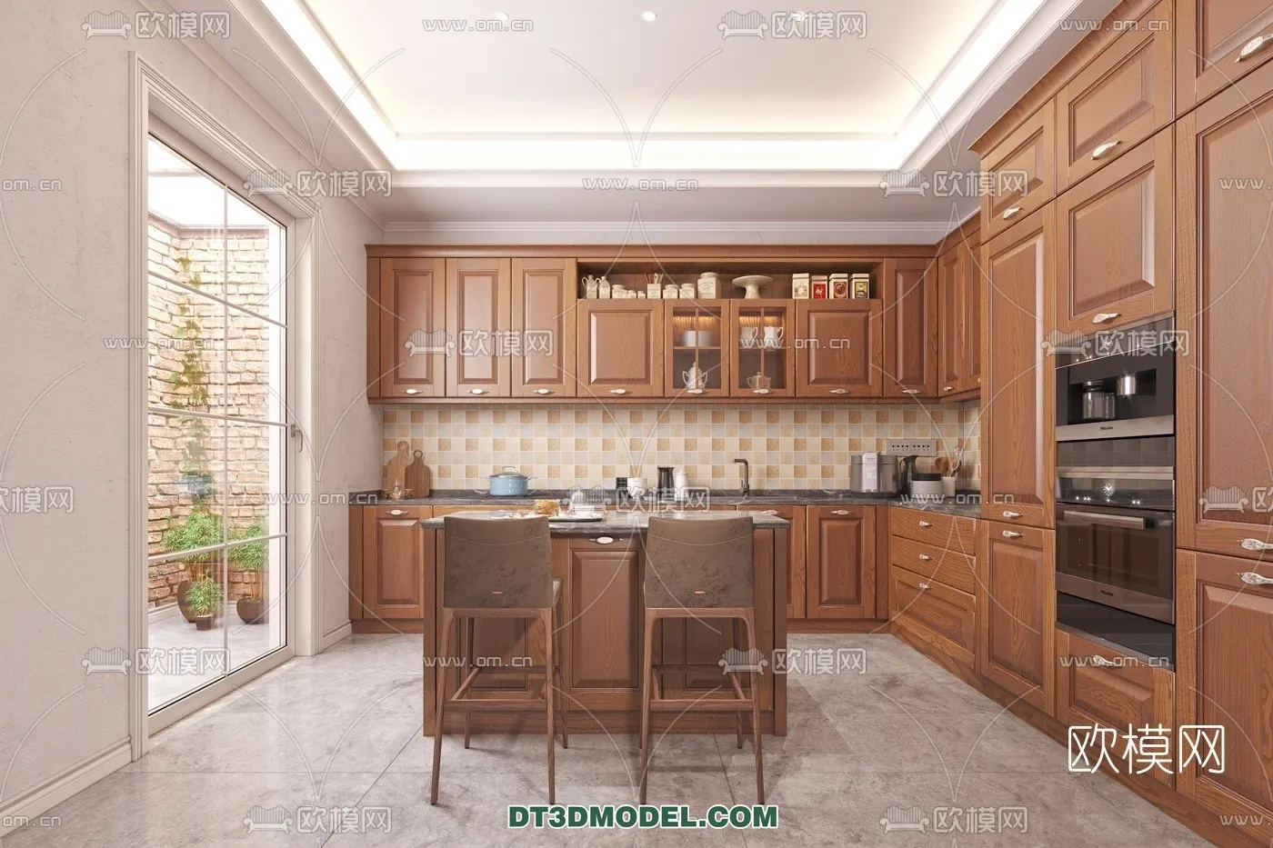 Kitchen for Home - Interior 3D Models - 037