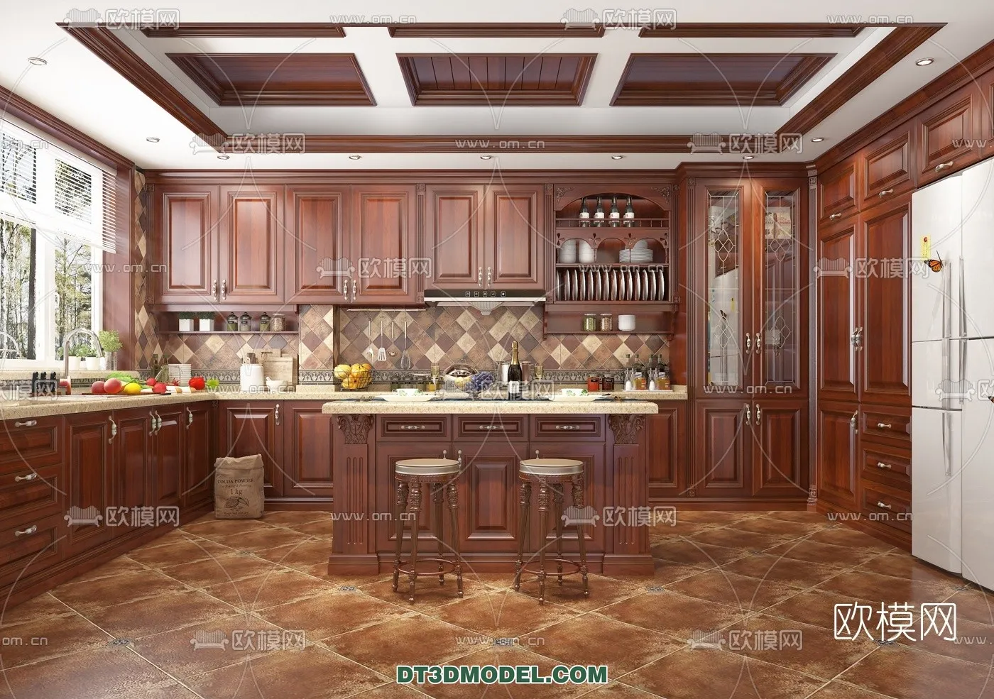 Kitchen for Home - Interior 3D Models - 039