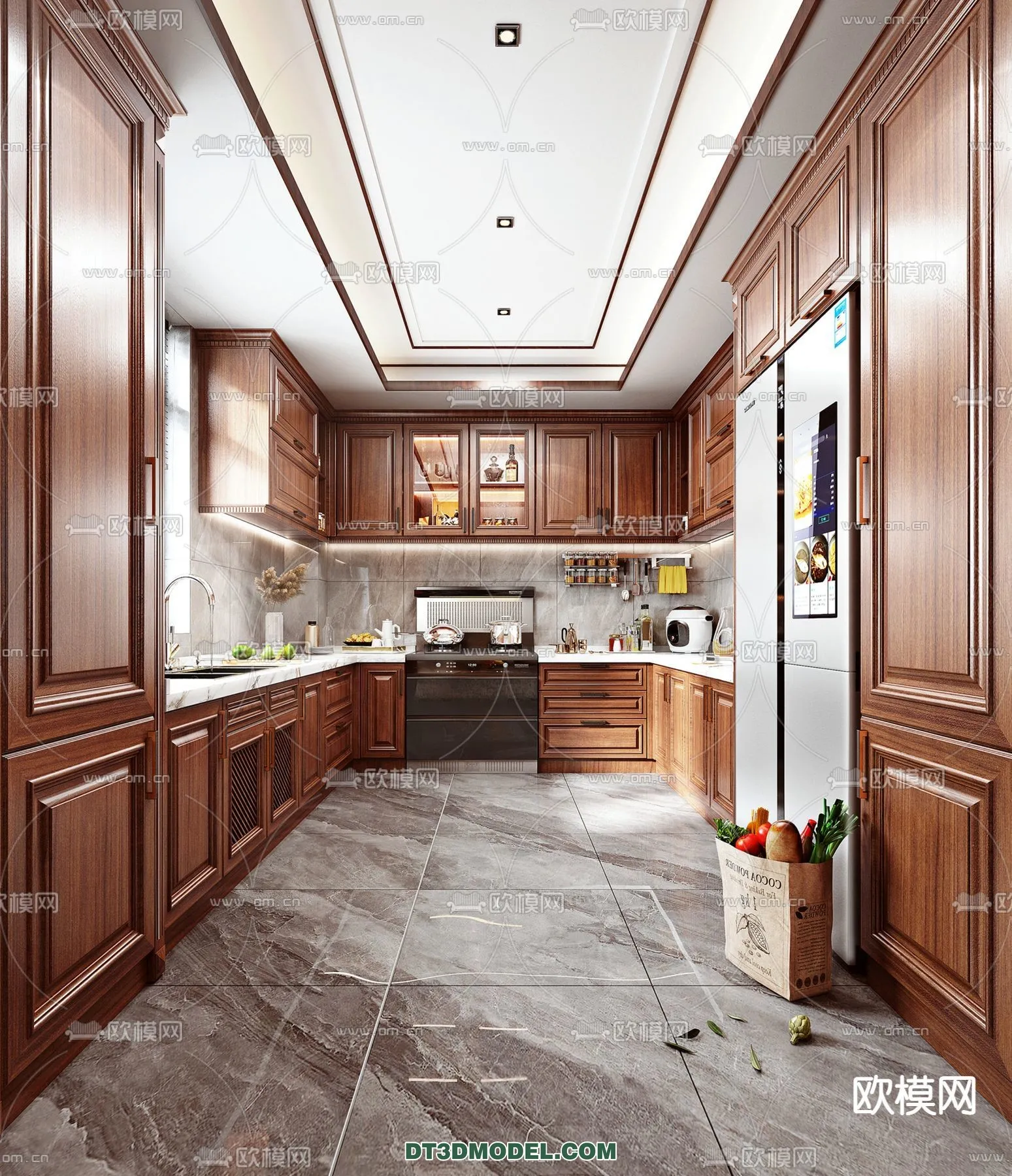 Kitchen for Home - Interior 3D Models - 047