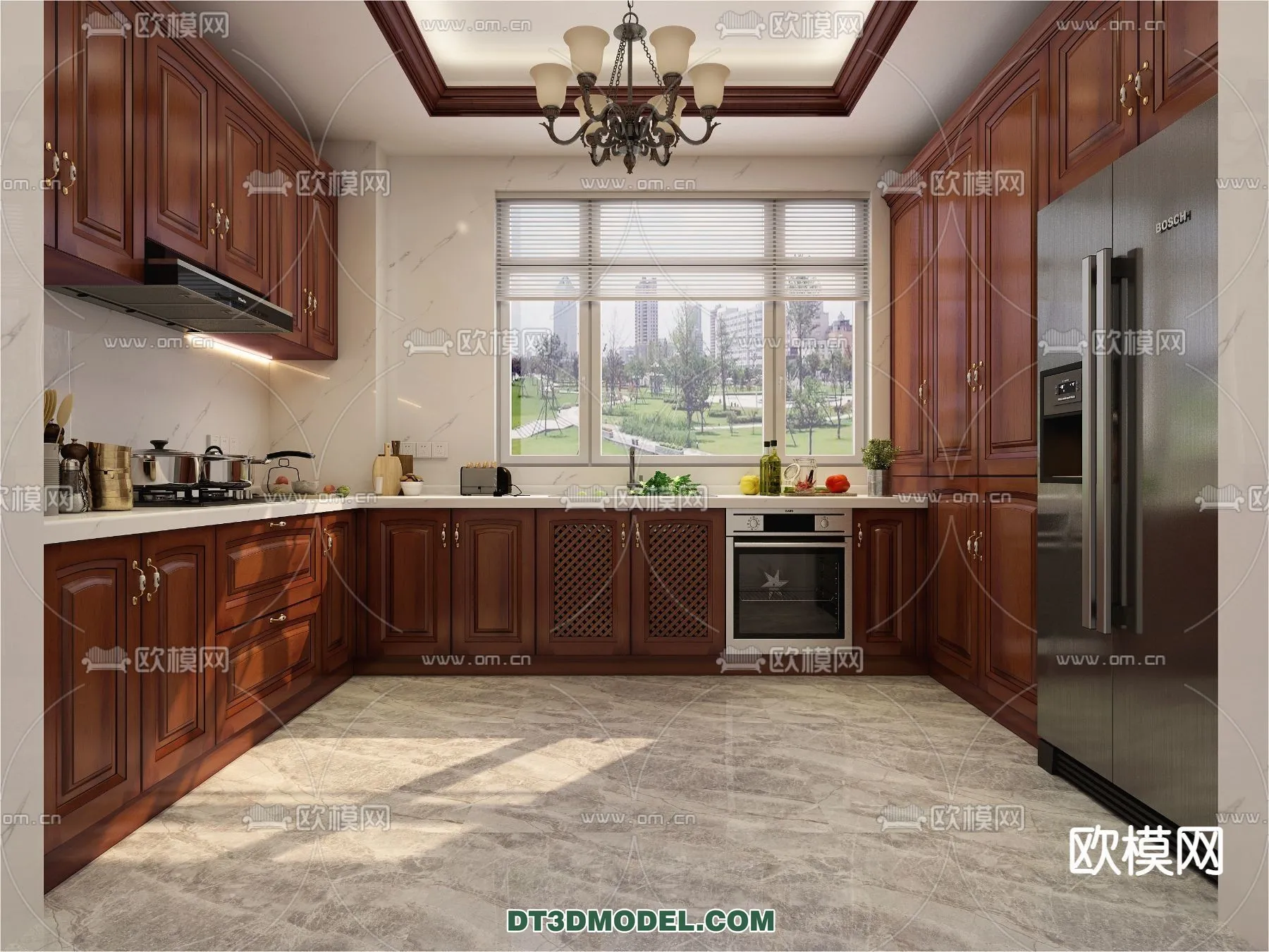 Kitchen for Home - Interior 3D Models - 048