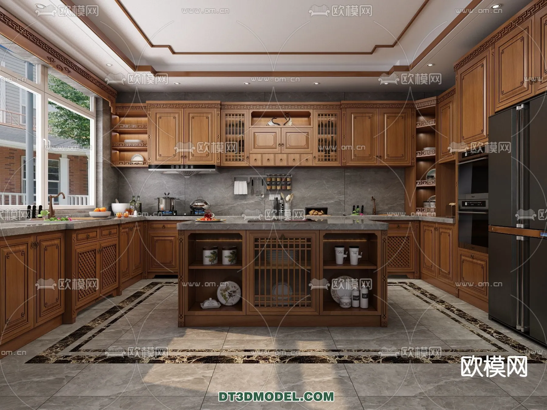 Kitchen for Home - Interior 3D Models - 049