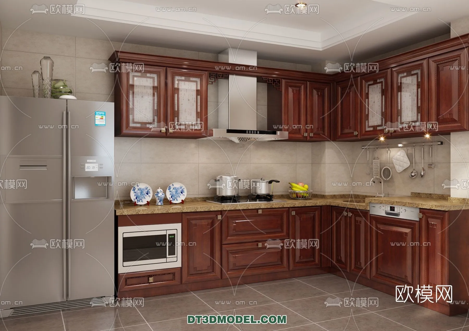 Kitchen for Home - Interior 3D Models - 051