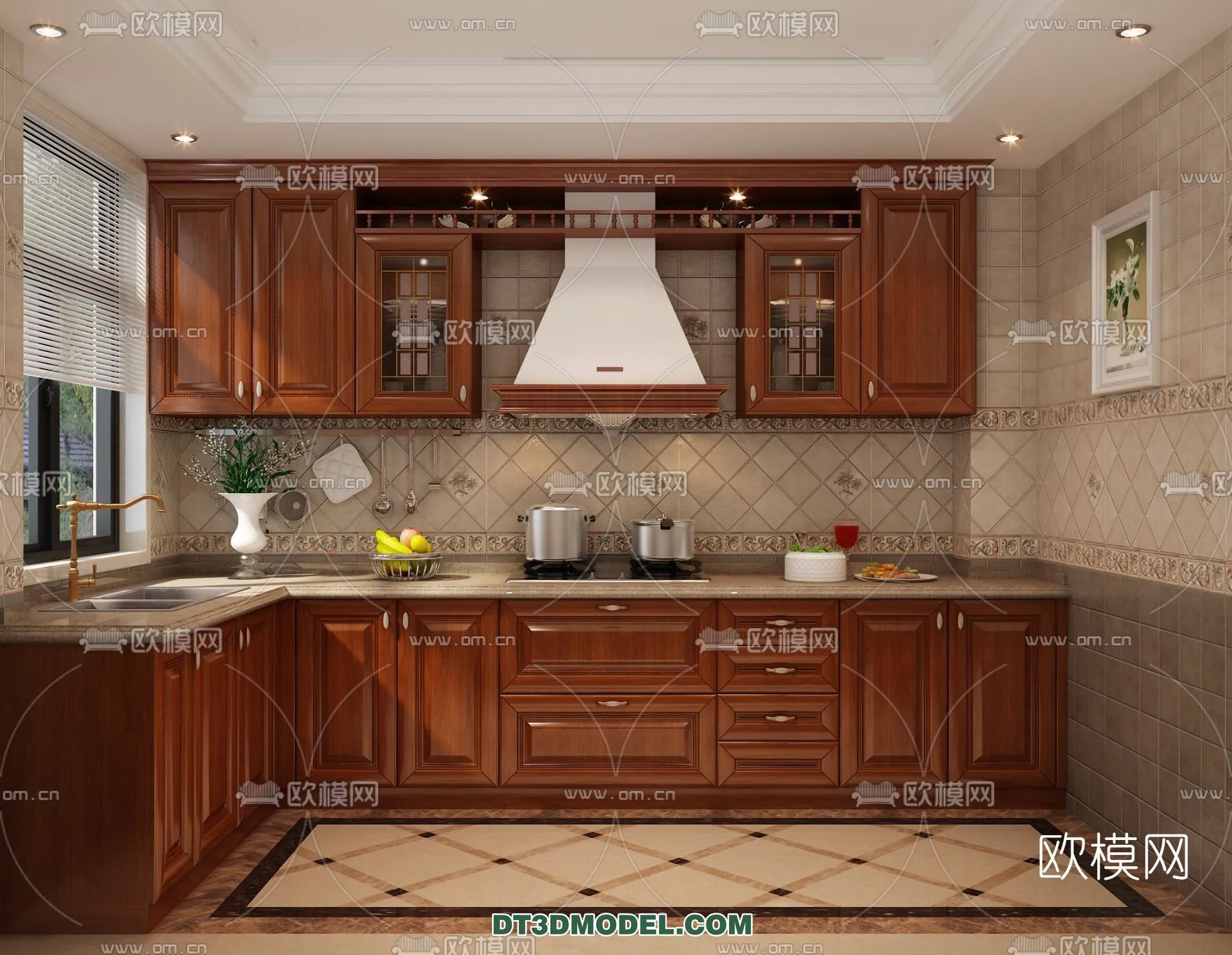 Kitchen for Home - Interior 3D Models - 053