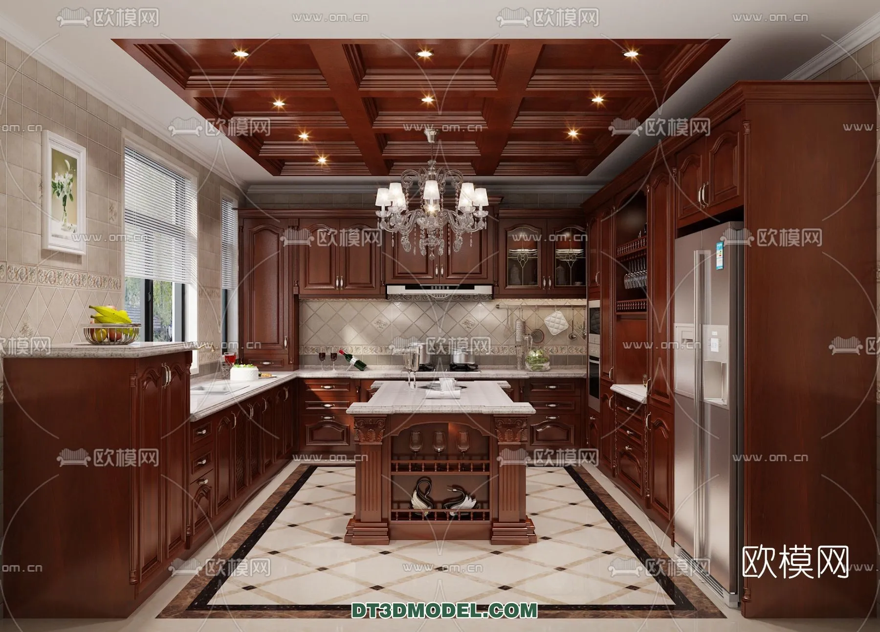 Kitchen for Home - Interior 3D Models - 056