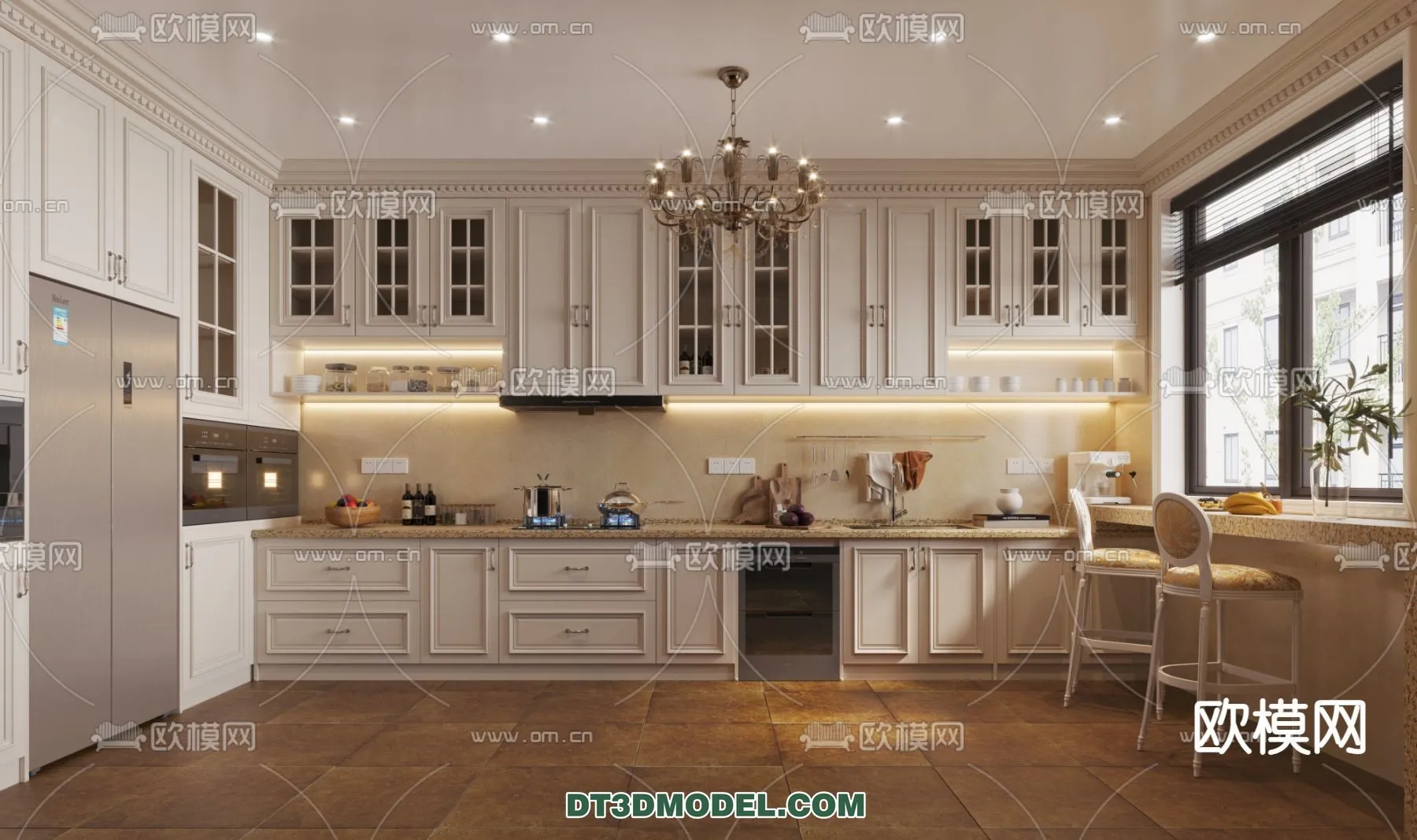 Kitchen for Home - Interior 3D Models - 059