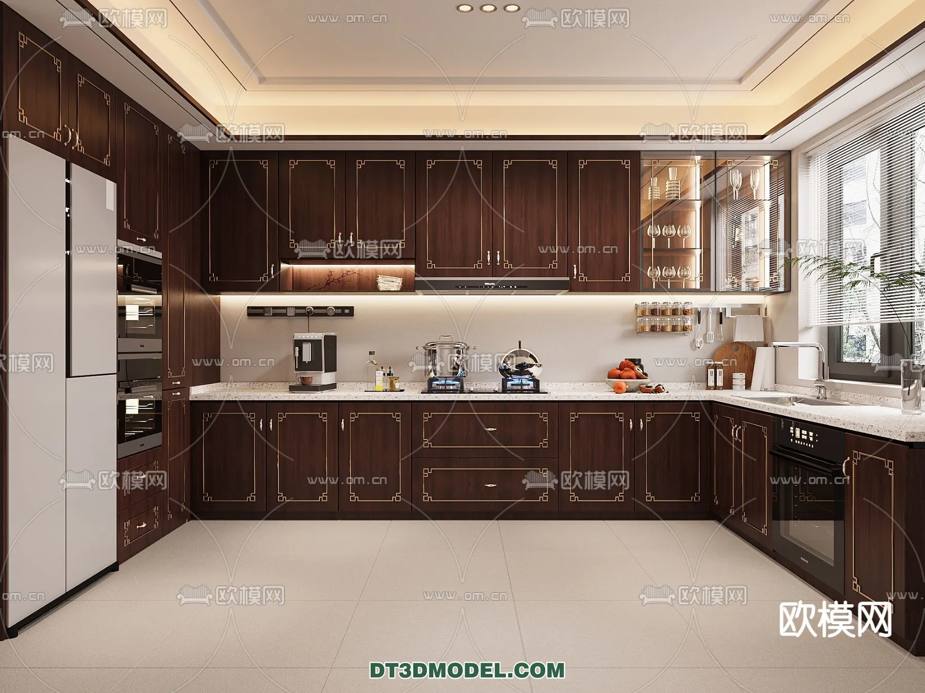 Kitchen for Home - Interior 3D Models - 060