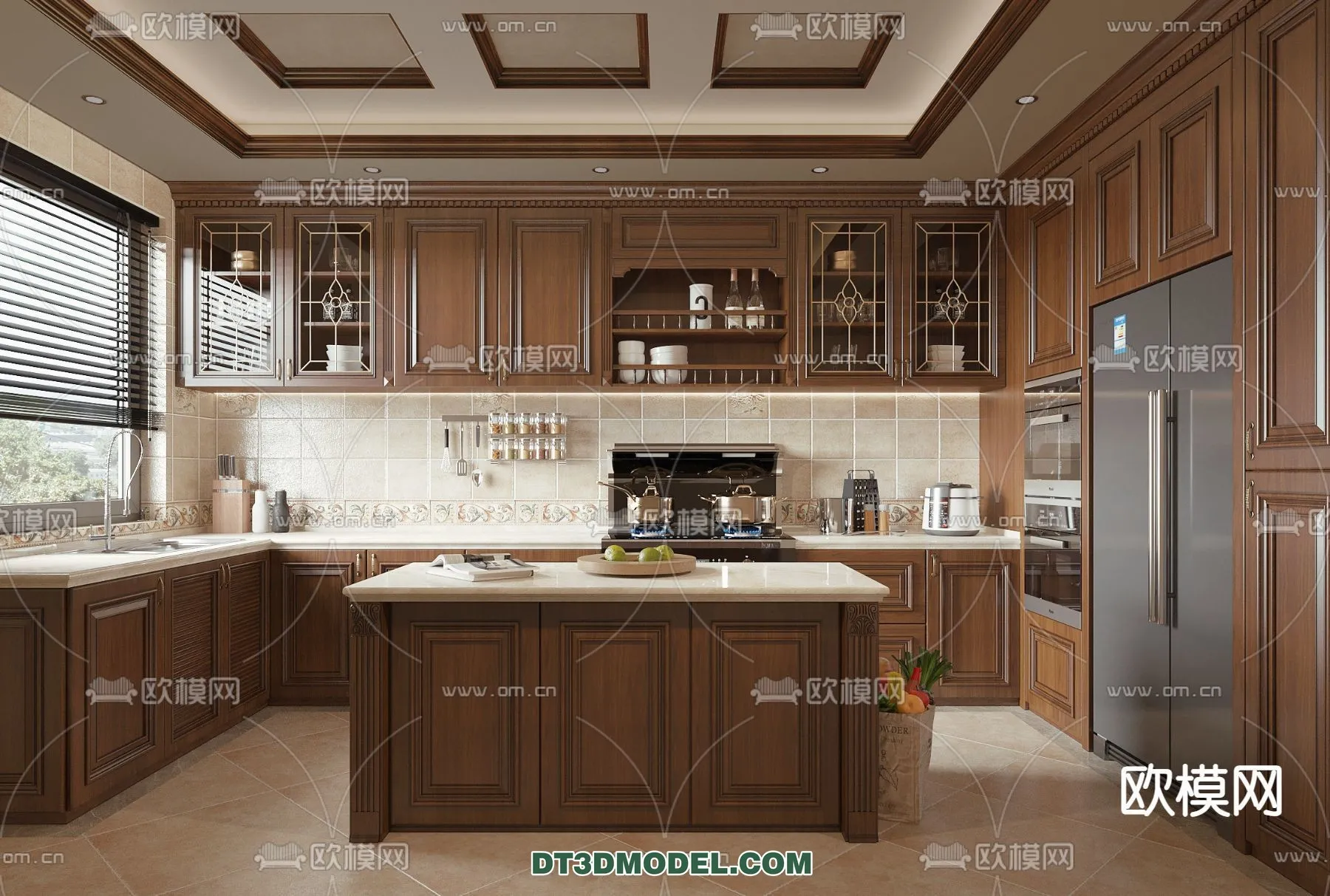 Kitchen for Home - Interior 3D Models - 063