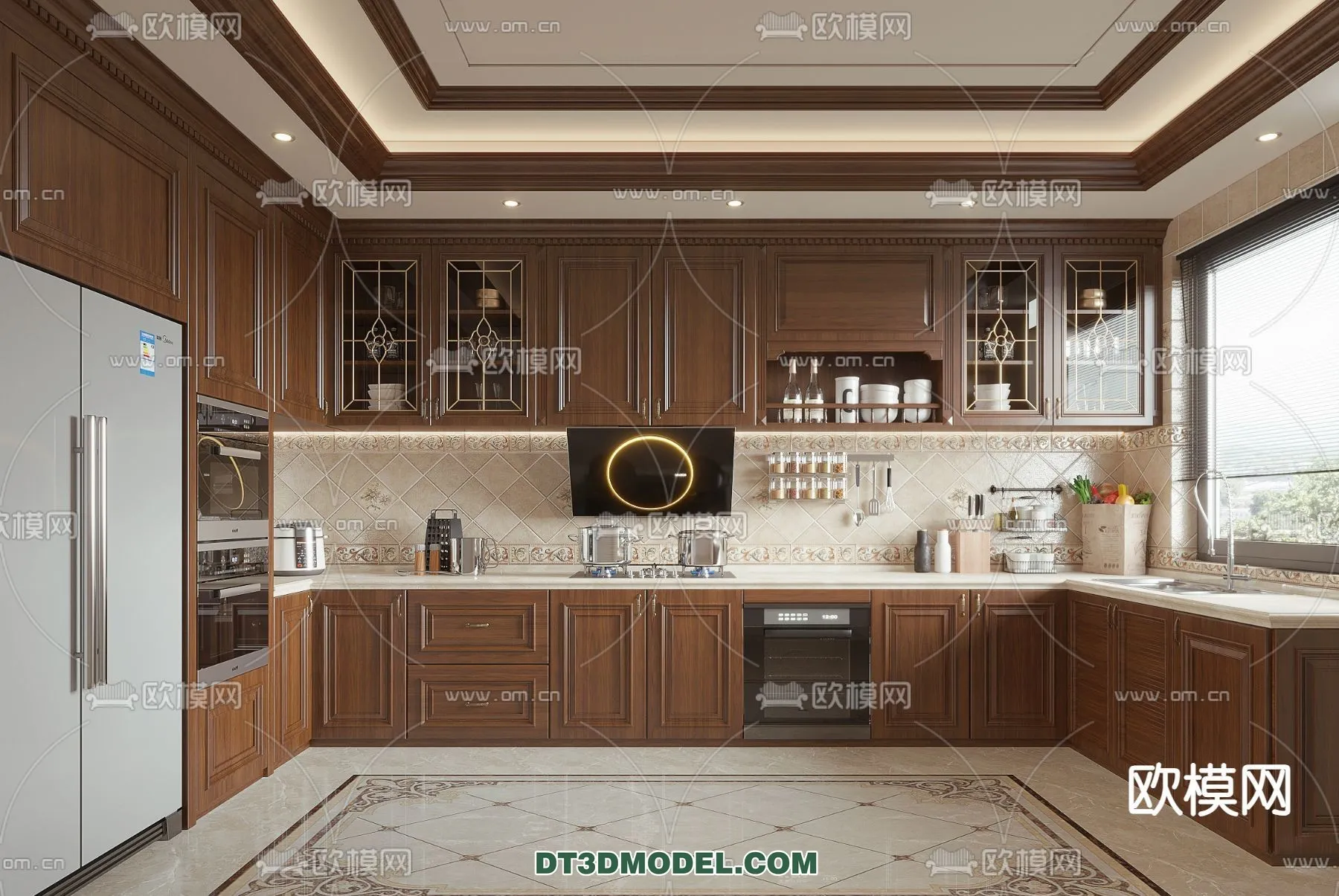 Kitchen for Home - Interior 3D Models - 064