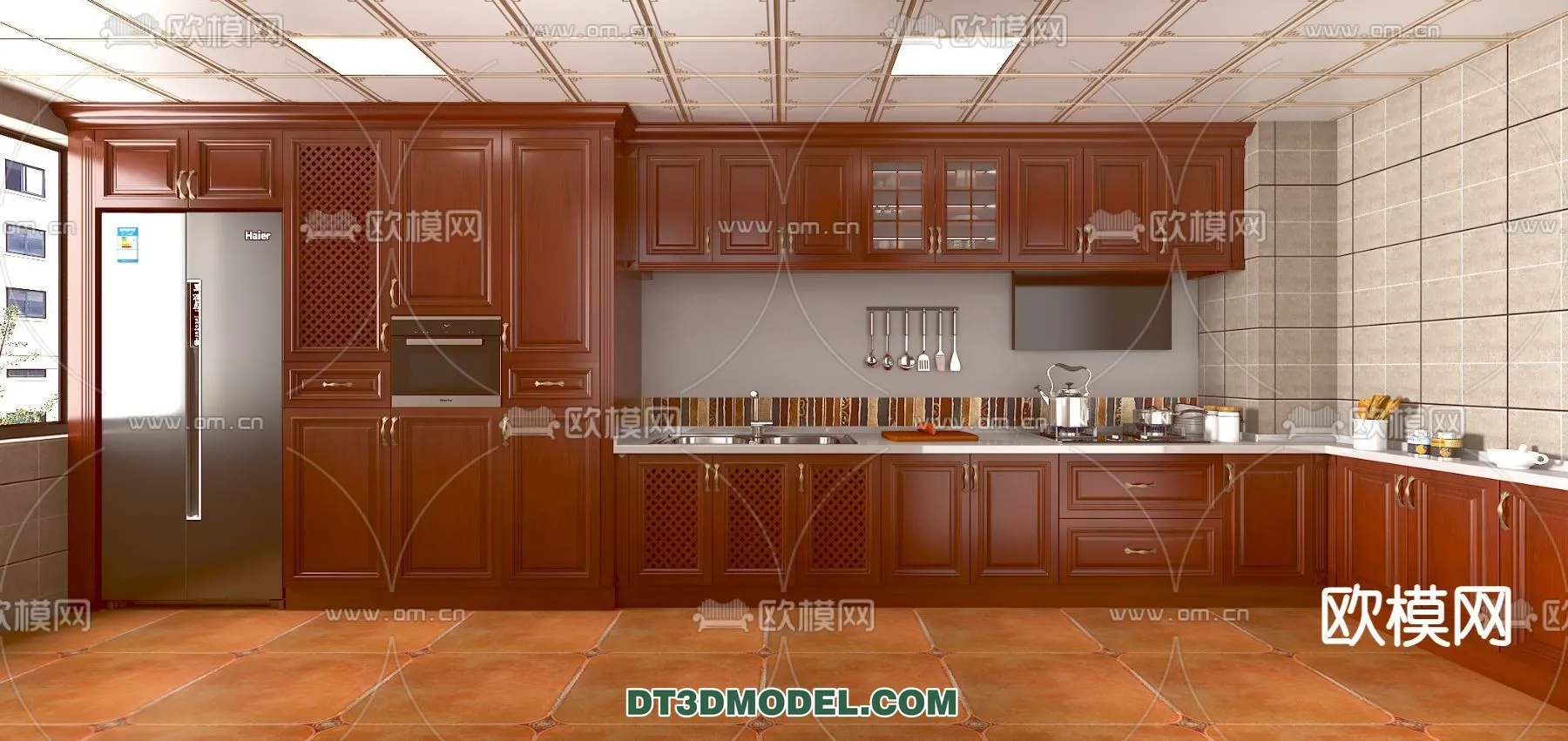 Kitchen for Home - Interior 3D Models - 065