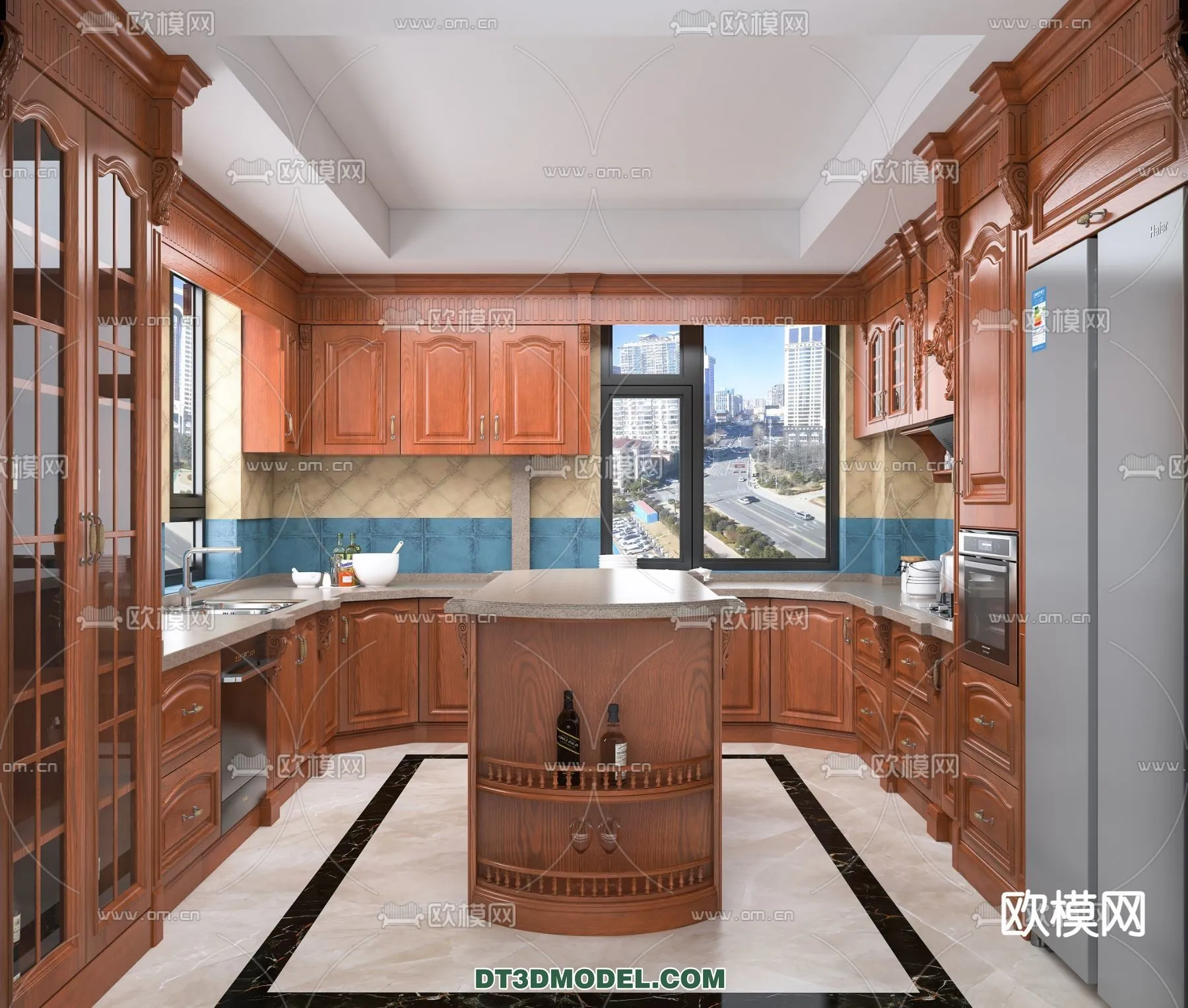 Kitchen for Home - Interior 3D Models - 066