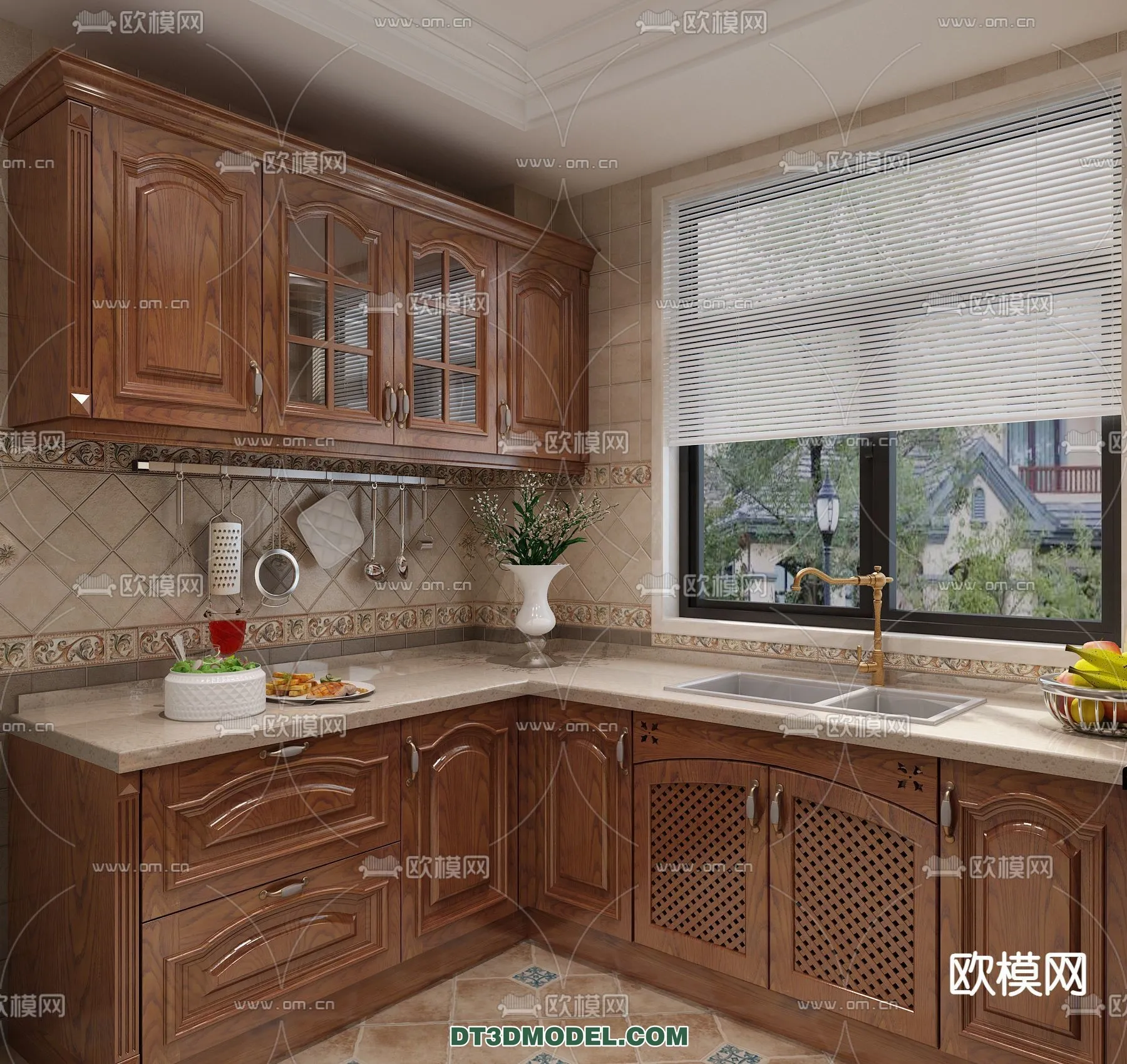 Kitchen for Home - Interior 3D Models - 067