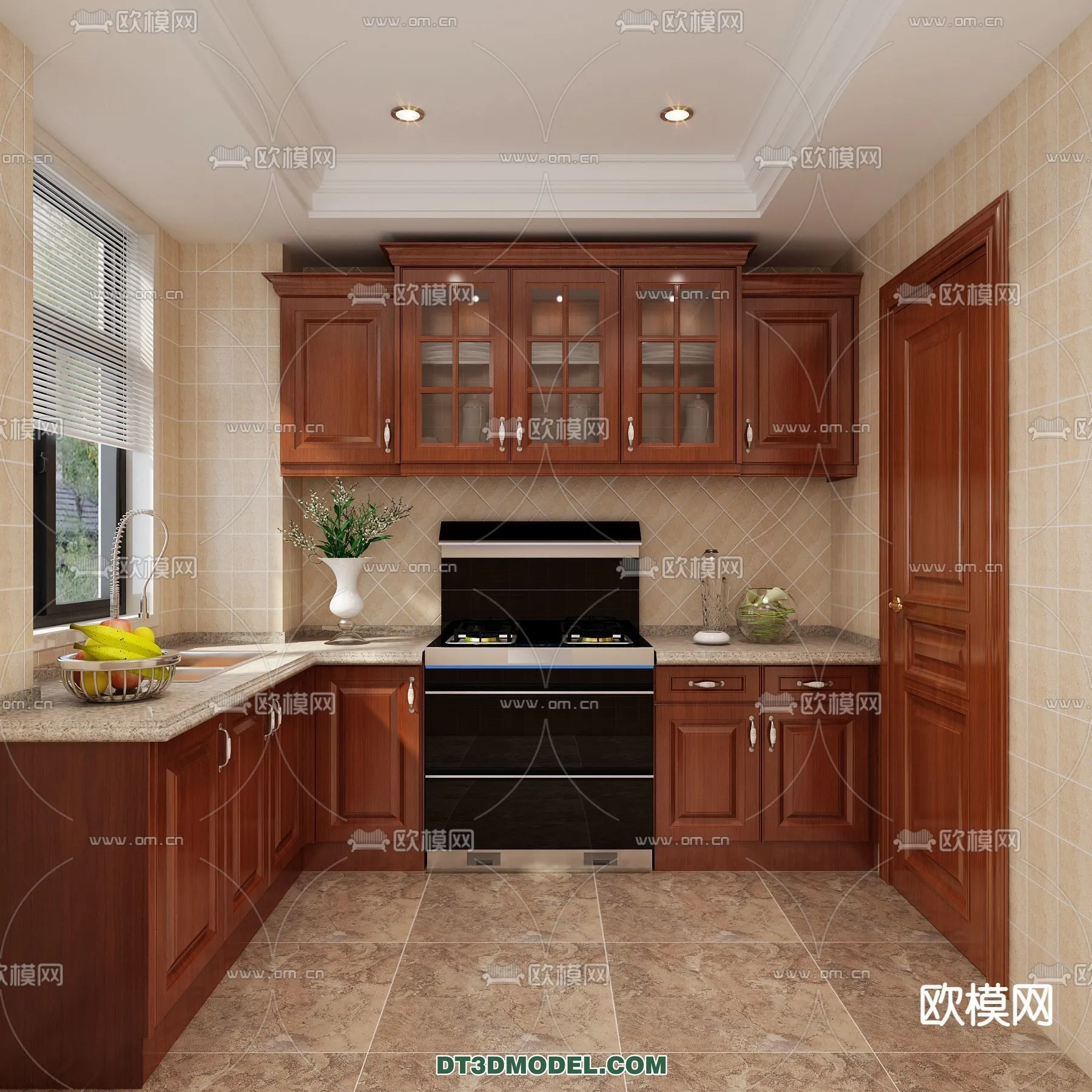 Kitchen for Home - Interior 3D Models - 068