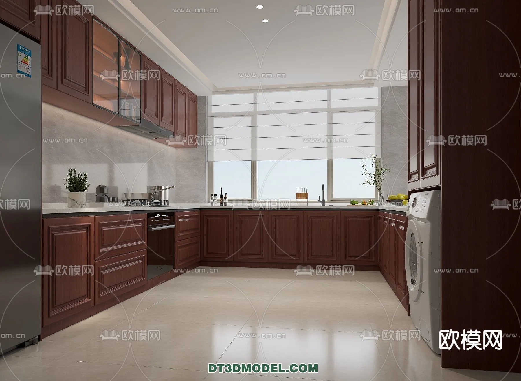 Kitchen for Home - Interior 3D Models - 077