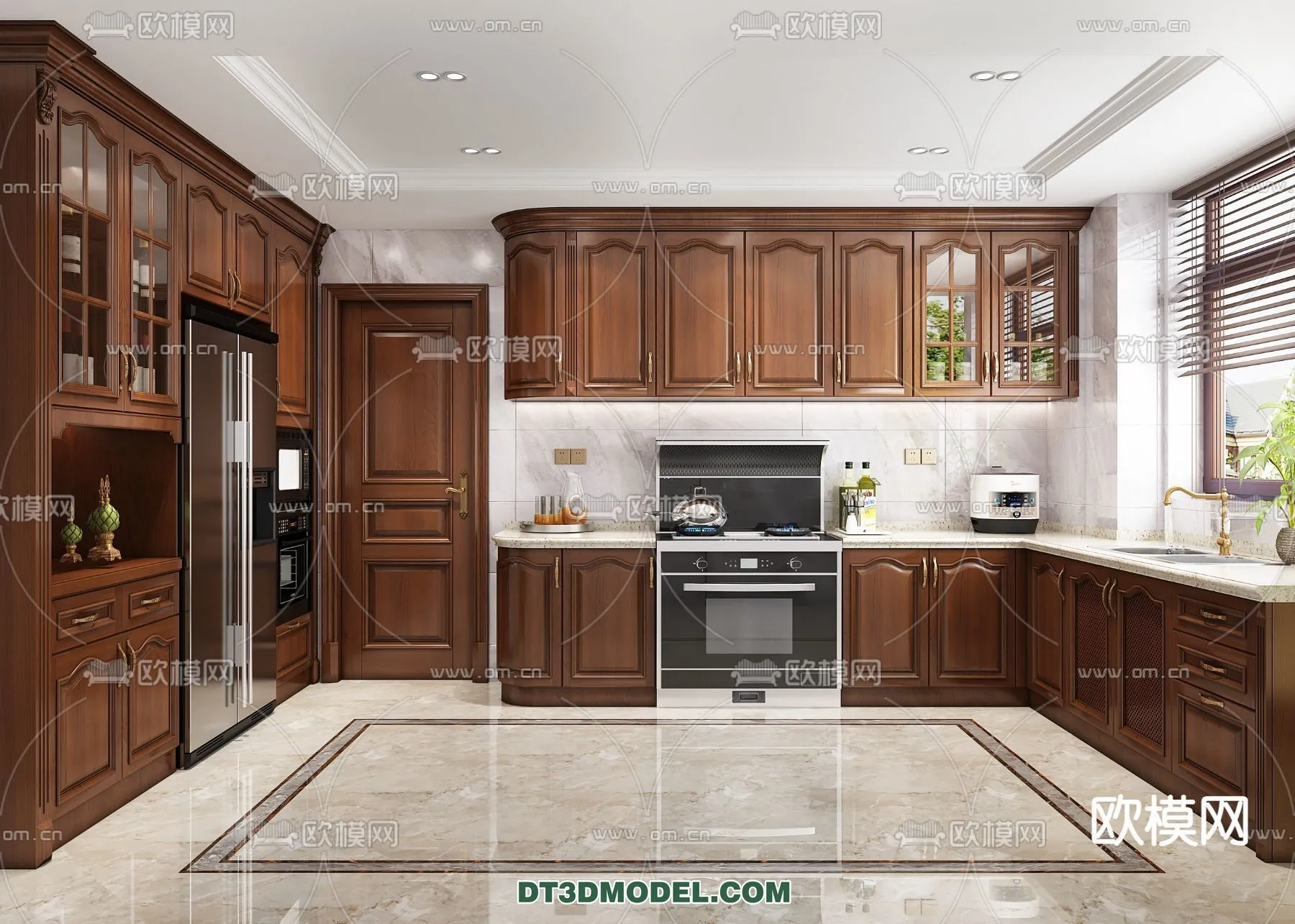 Kitchen for Home - Interior 3D Models - 079