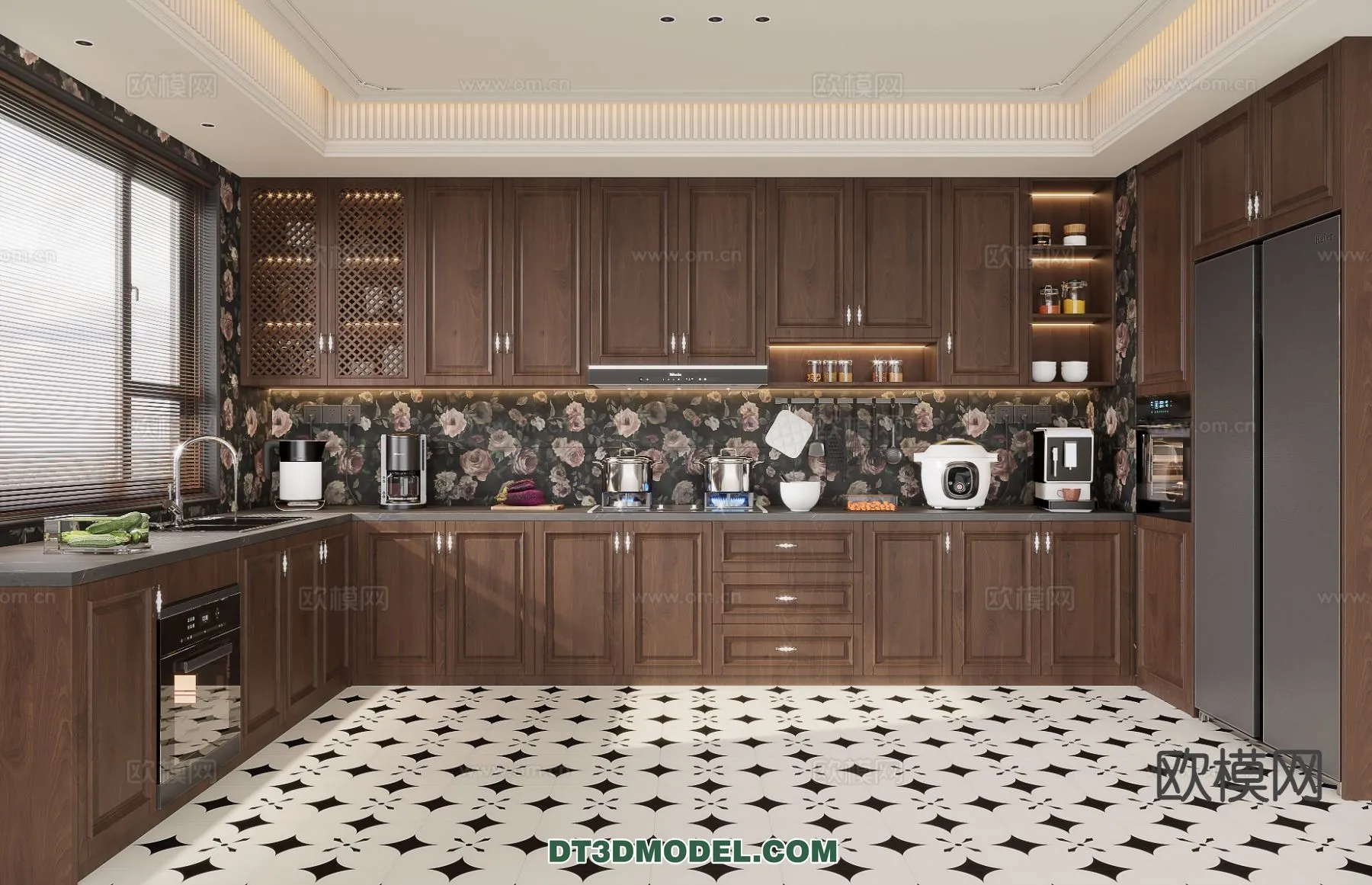 Kitchen for Home - Interior 3D Models - 082