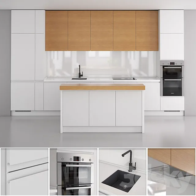 Kitchen from atelier furniture polka. 01 3D Model