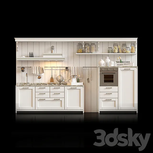 Kitchen from Marchi Cucine from Italy 3D Model
