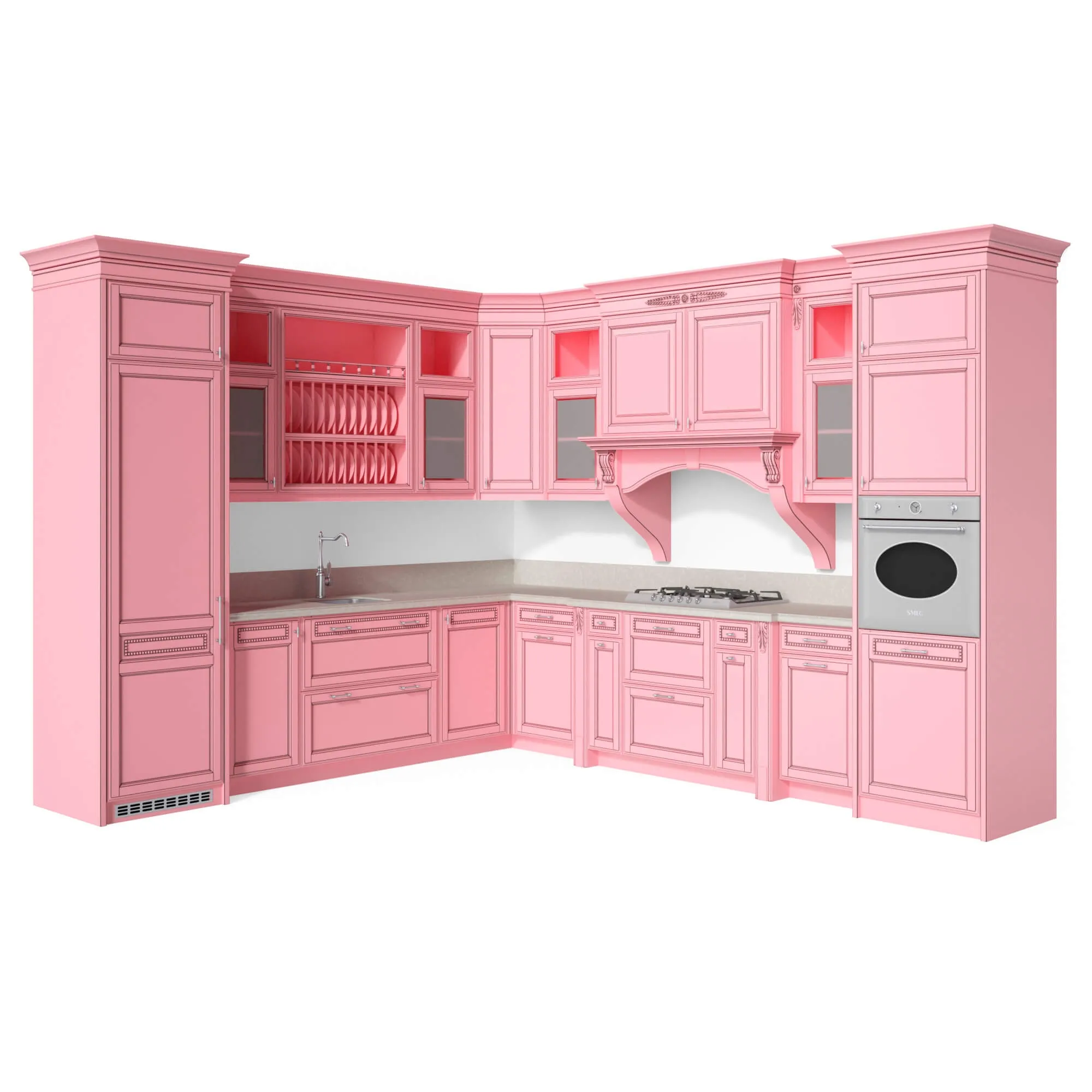 kitchen - Furniture for kitchen 01 3D Model