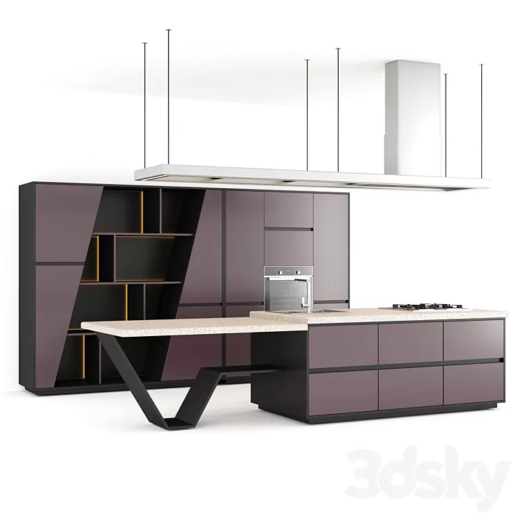 "Kitchen furniture ""Islet""" 3D Model