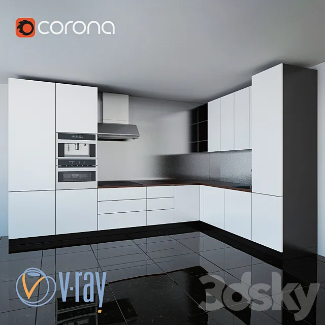 Kitchen Furniture XVIII 3DModel