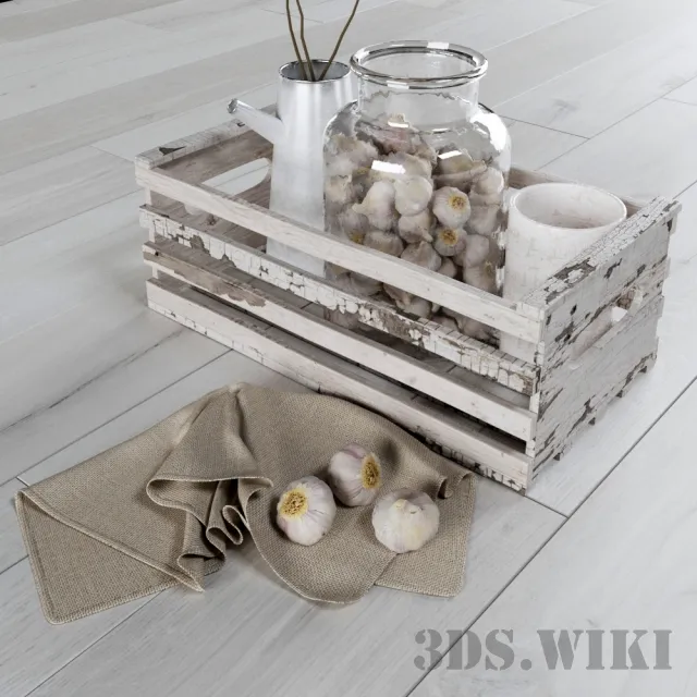 kitchen - Garlic 3D Model