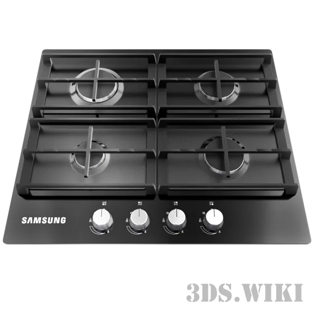kitchen - Gas surface Samsung NA64H3010AK / WT 3D Model