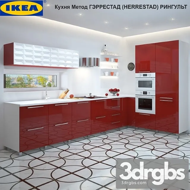 Kitchen Gerriestad Herrestad Ringul T 3D Model Free