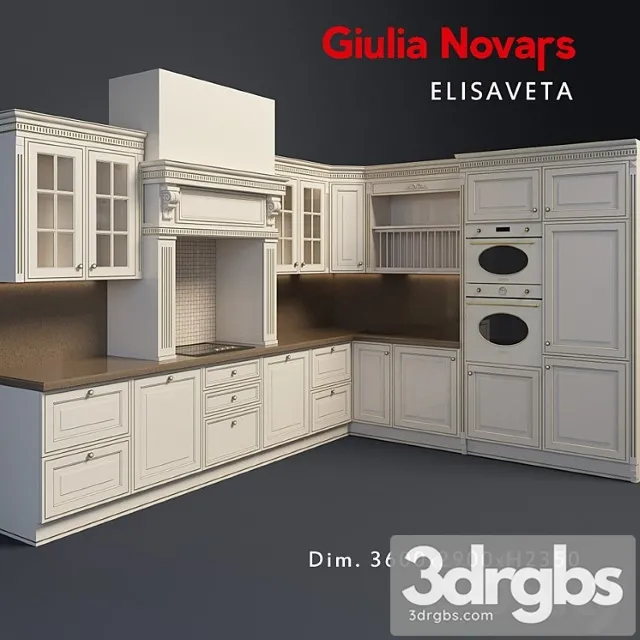 Kitchen Giulia Novars Elizaveta 3D Model Free