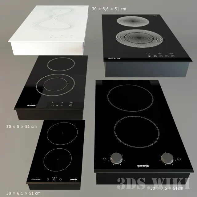 kitchen - Gorenje hobs 3D Model