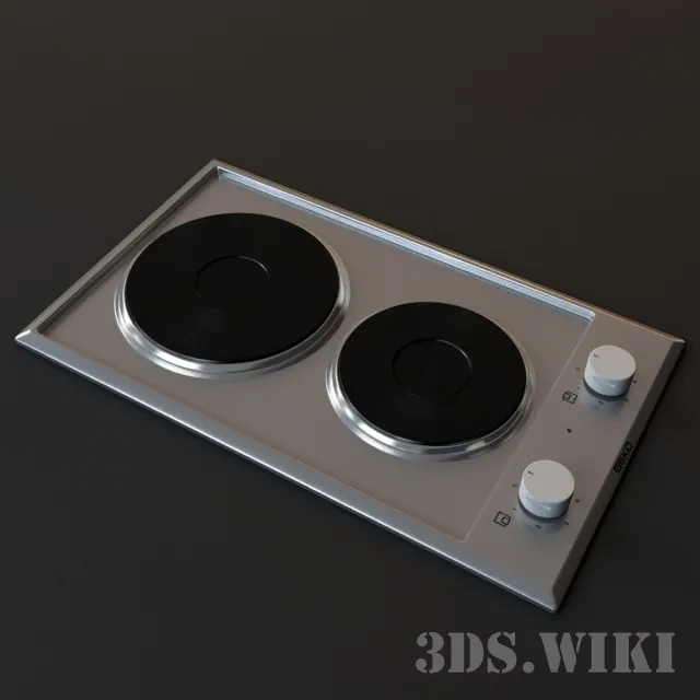 kitchen - Hob BEKO HDCE 32200 X 3D Model